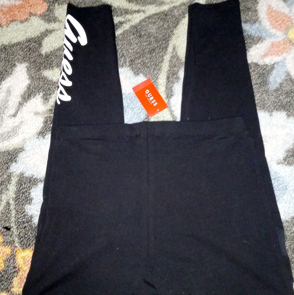 NWTs Guess* Black with Mesh Leggings